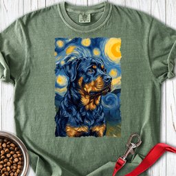 Rottweiler Van Gogh Premium Tee Gift For Dog Lover