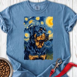 Rottweiler Van Gogh Premium Tee Gift For Dog Lover