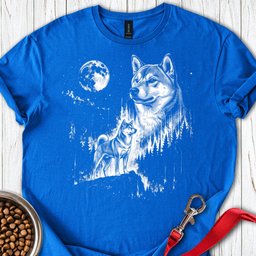 Shiba Inu Moonlight T Shirt Gift For Dog Lover