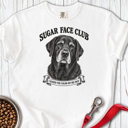 Sugar Face Labrador Boy Premium Tee Gift For Dog Lover
