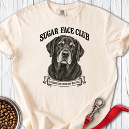 Sugar Face Labrador Boy Premium Tee Gift For Dog Lover