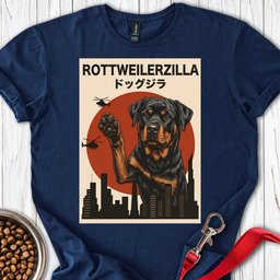 Rottweilerzilla T Shirt Gift For Dog Lover