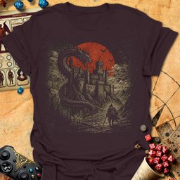 Dragon Castle Tee Gift For Tabletop Gamer