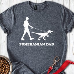 Pomeranian Dad T Shirt Gift For Dad