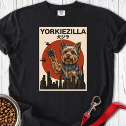 Yorkshire Terrier Yorkiezilla Premium Tee Gift For Dog Lover