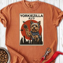 Yorkshire Terrier Yorkiezilla Premium Tee Gift For Dog Lover