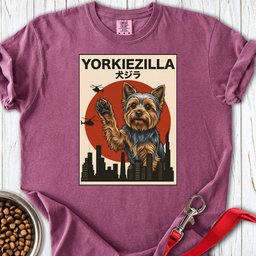 Yorkshire Terrier Yorkiezilla Premium Tee Gift For Dog Lover