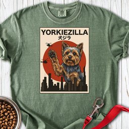 Yorkshire Terrier Yorkiezilla Premium Tee Gift For Dog Lover
