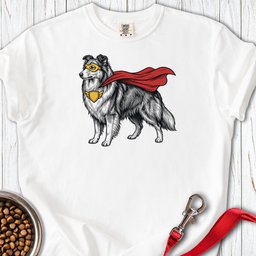 Shetland Sheepdog Superhero Premium Tee Gift For Dog Lover