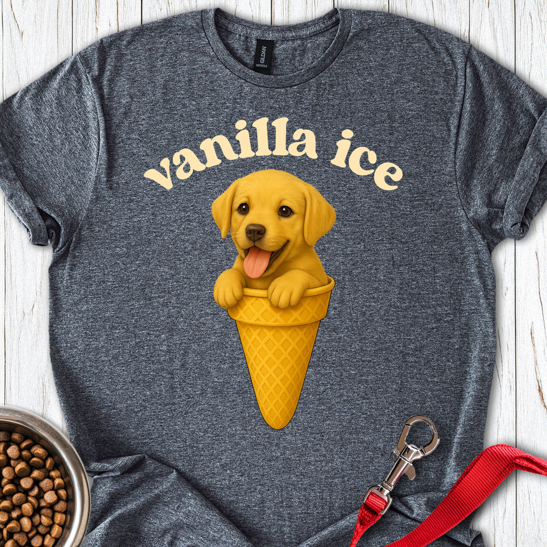 Vanilla Ice Labrador T Shirt Gift For Dog Lover