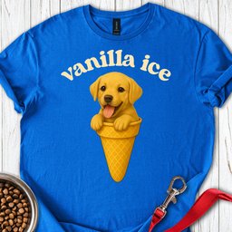 Vanilla Ice Labrador T Shirt Gift For Dog Lover