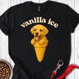 Vanilla Ice Labrador T Shirt Gift For Dog Lover