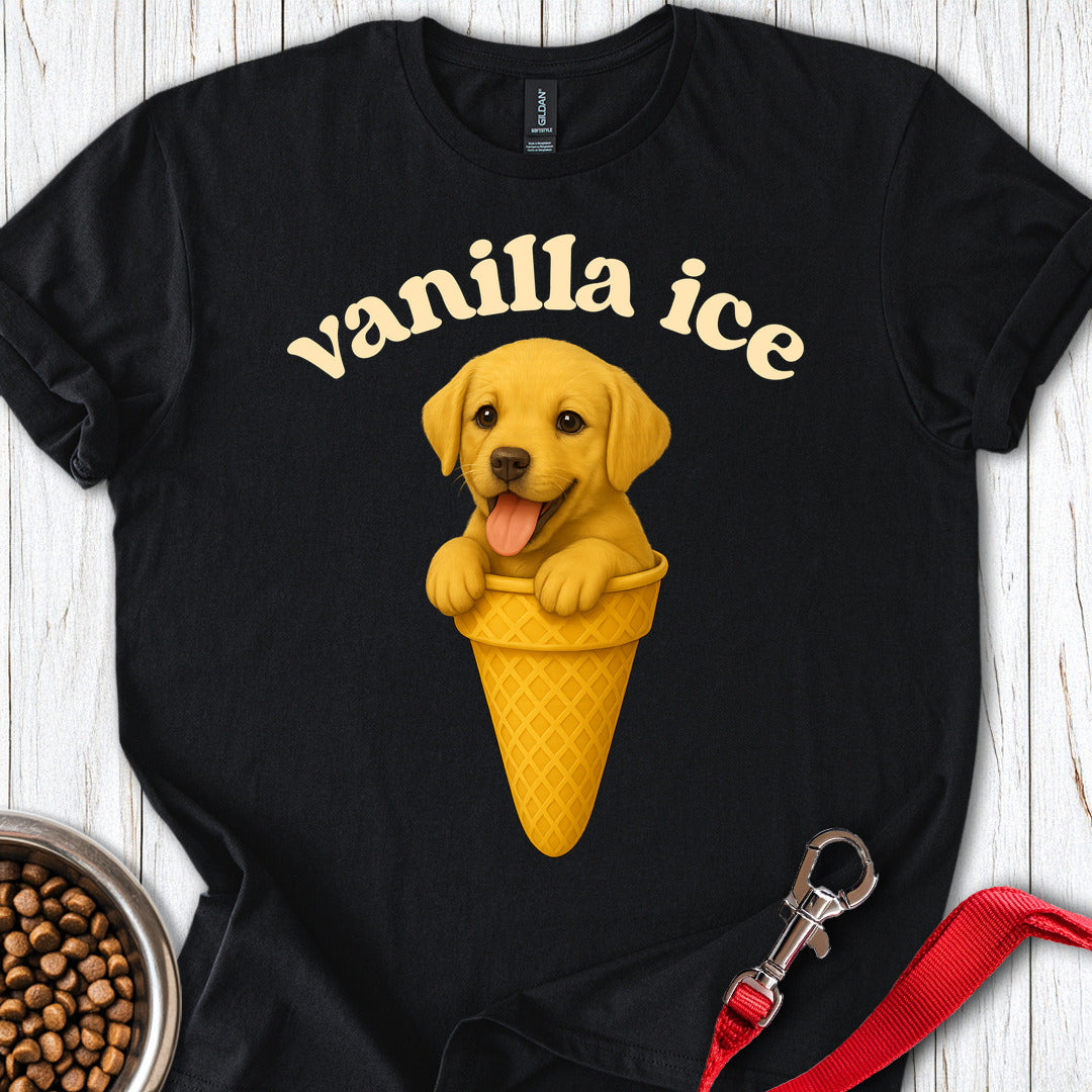 Vanilla Ice Labrador T Shirt Gift For Dog Lover