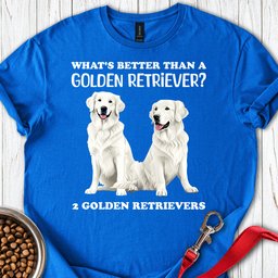 White Golden Retrievers T Shirt Gift For Dog Lover