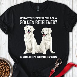 White Golden Retrievers T Shirt Gift For Dog Lover