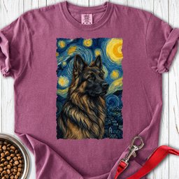 Shiloh Shepherd Van Gogh Premium Tee Gift For Dog Lover