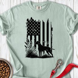 Weimaraner Hunting USA Premium Tee Gift For Dog Lover