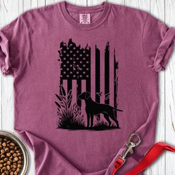 Weimaraner Hunting USA Premium Tee Gift For Dog Lover