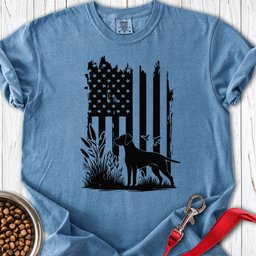 Weimaraner Hunting USA Premium Tee Gift For Dog Lover