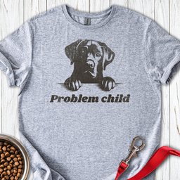 Problem Child Labrador T Shirt Gift For Dog Lover