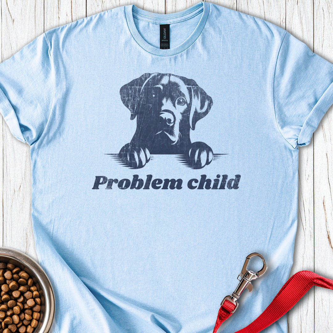 Problem Child Labrador T Shirt Gift For Dog Lover
