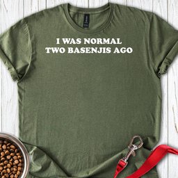 Two Basenjis T Shirt Gift For Dog Lover