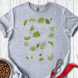 Silver Labs Boho T Shirt Gift For Dog Lover