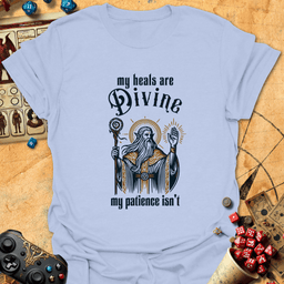 Heals Divine Tee Gift For Tabletop Gamer