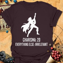 Bard Stats Tee Gift For Tabletop Gamer