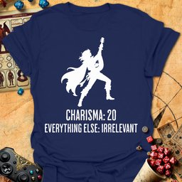 Bard Stats Tee Gift For Tabletop Gamer