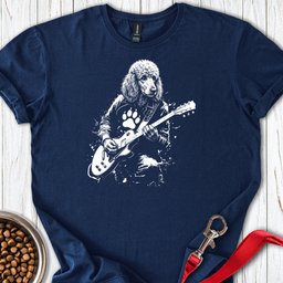 Standard Poodle Guitar T Shirt Gift For Dog Lover