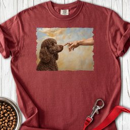Standard Poodle Creation Chocolate Premium Tee Gift For Dog Lover