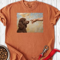 Standard Poodle Creation Chocolate Premium Tee Gift For Dog Lover
