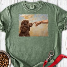Standard Poodle Creation Chocolate Premium Tee Gift For Dog Lover