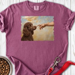 Standard Poodle Creation Chocolate Premium Tee Gift For Dog Lover