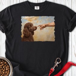 Standard Poodle Creation Chocolate Premium Tee Gift For Dog Lover