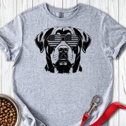 Rottweiler Flag Shades T Shirt Gift For Dog Lover
