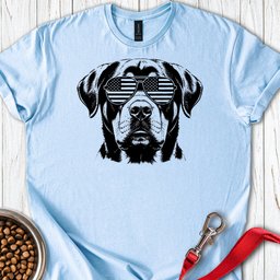 Rottweiler Flag Shades T Shirt Gift For Dog Lover