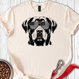 Rottweiler Flag Shades T Shirt Gift For Dog Lover