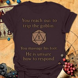 Goblin Is Unsure Tee Gift For Tabletop Gamer