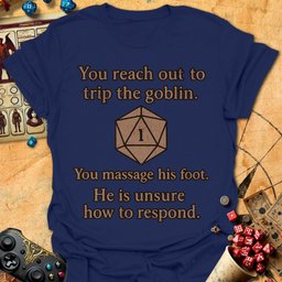 Goblin Is Unsure Tee Gift For Tabletop Gamer