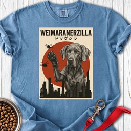 Weimaraner Weimaranerzilla Premium Tee Gift For Dog Lover