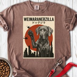 Weimaraner Weimaranerzilla Premium Tee Gift For Dog Lover
