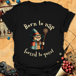 Born To Nap Tee Gift For Tabletop Gamer