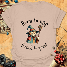 Born To Nap Tee Gift For Tabletop Gamer