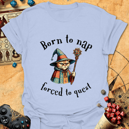 Born To Nap Tee Gift For Tabletop Gamer