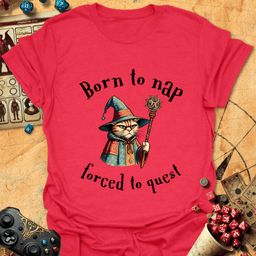 Born To Nap Tee Gift For Tabletop Gamer