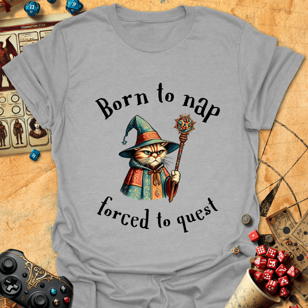 Born To Nap Tee Gift For Tabletop Gamer