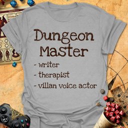 DM Roles Tee Gift For Tabletop Gamer
