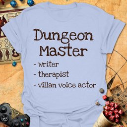 DM Roles Tee Gift For Tabletop Gamer